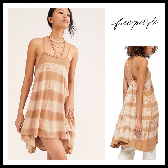 FREE PEOPLE BOHO TUNIC FLOWY MINI TANK DRESS A3C - Picture 8 of 16